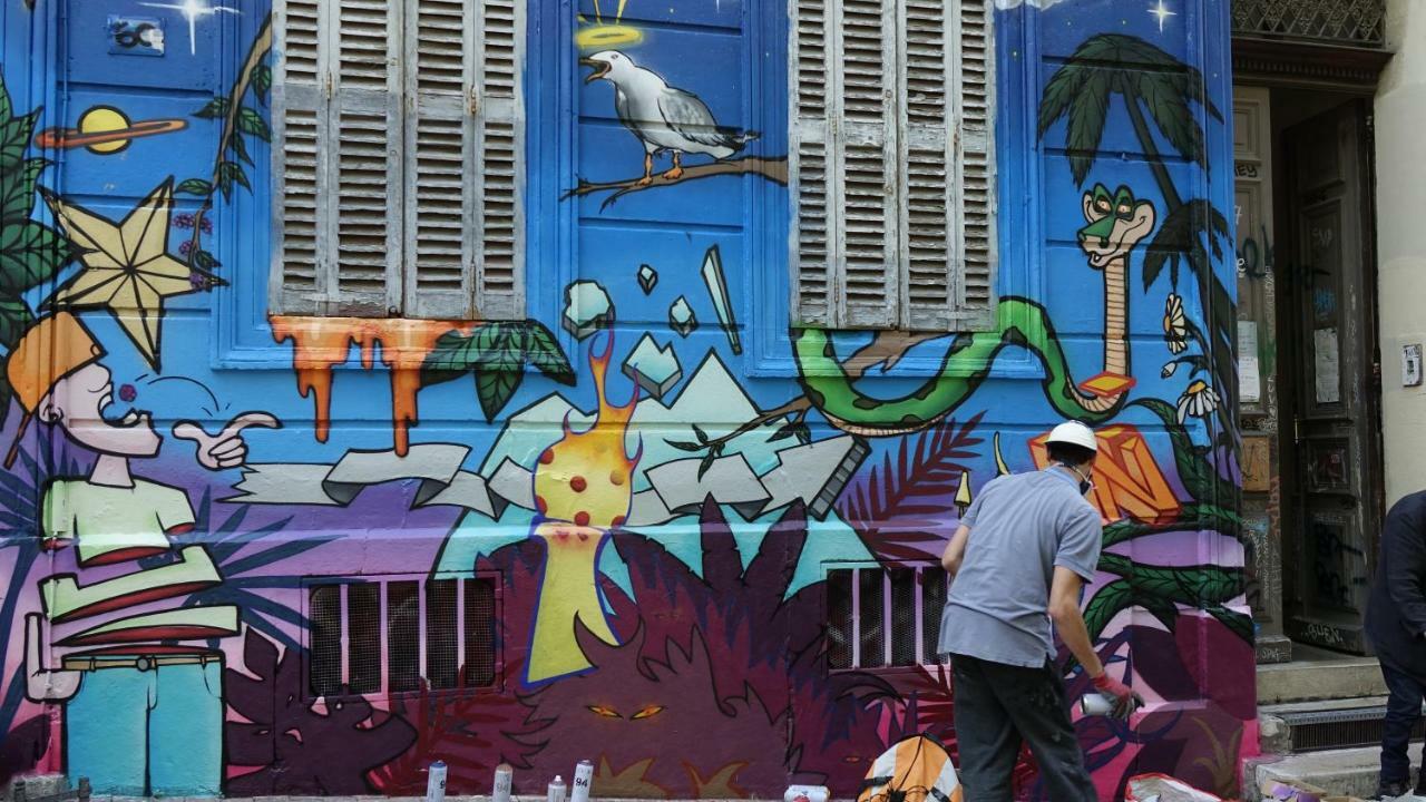 Quartier Des Createurs "La Plaine Cours Julien" Chambre Privee Dans Appartement Menage Frequent Des Parties Commune Marseille Kültér fotó